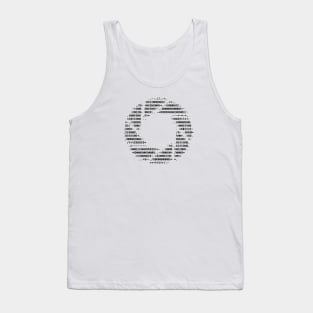 Aperture Science letters logo on white Tank Top